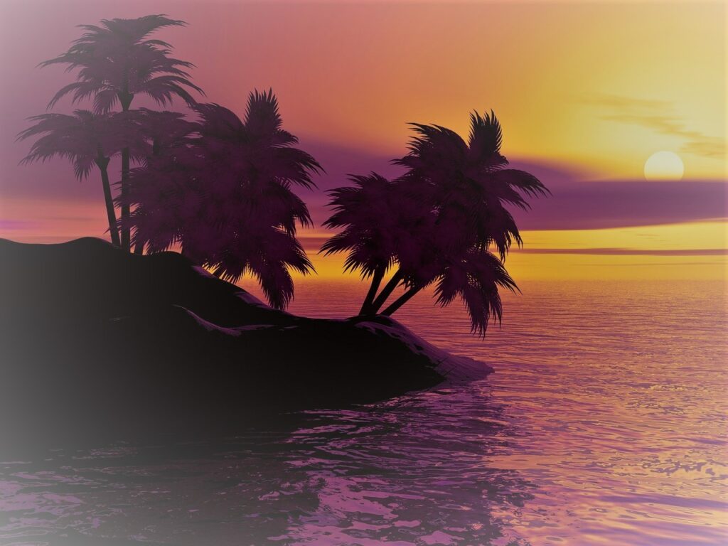 palmesus med fjernarbeid og digital livsstil