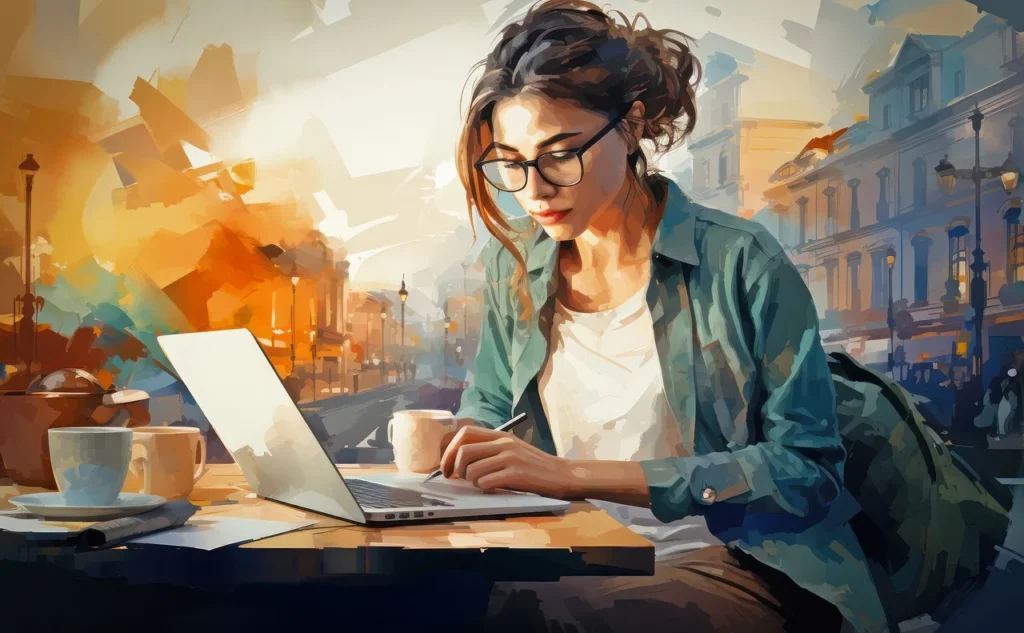 fjernarbeid og frilansing